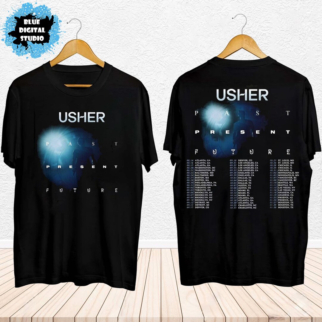 2024 usher past present future tour shirt usher concert 2024 shirt