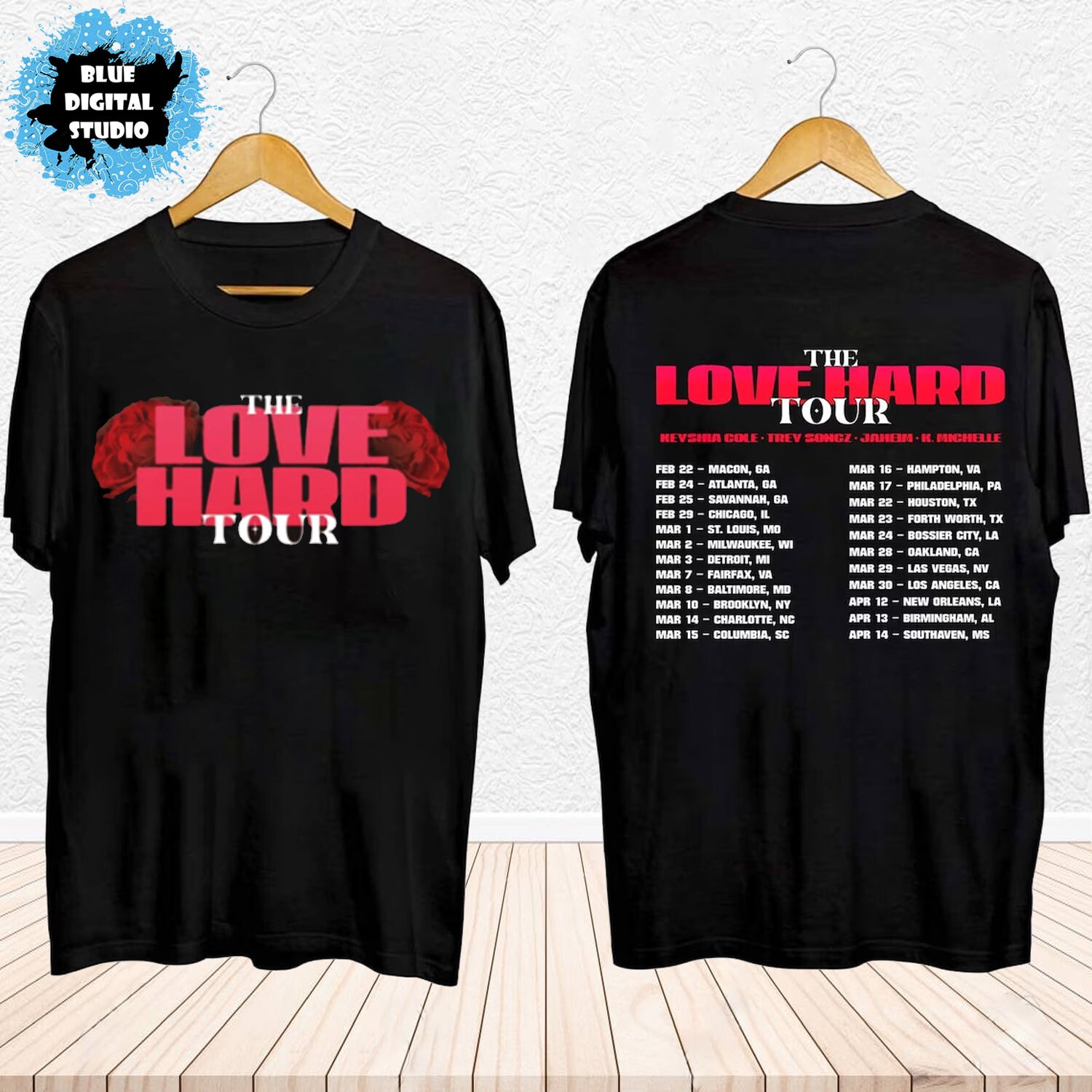 The Love Hard Tour 2024 Shirt, The Love Hard 2024 Concert Shirt sold by