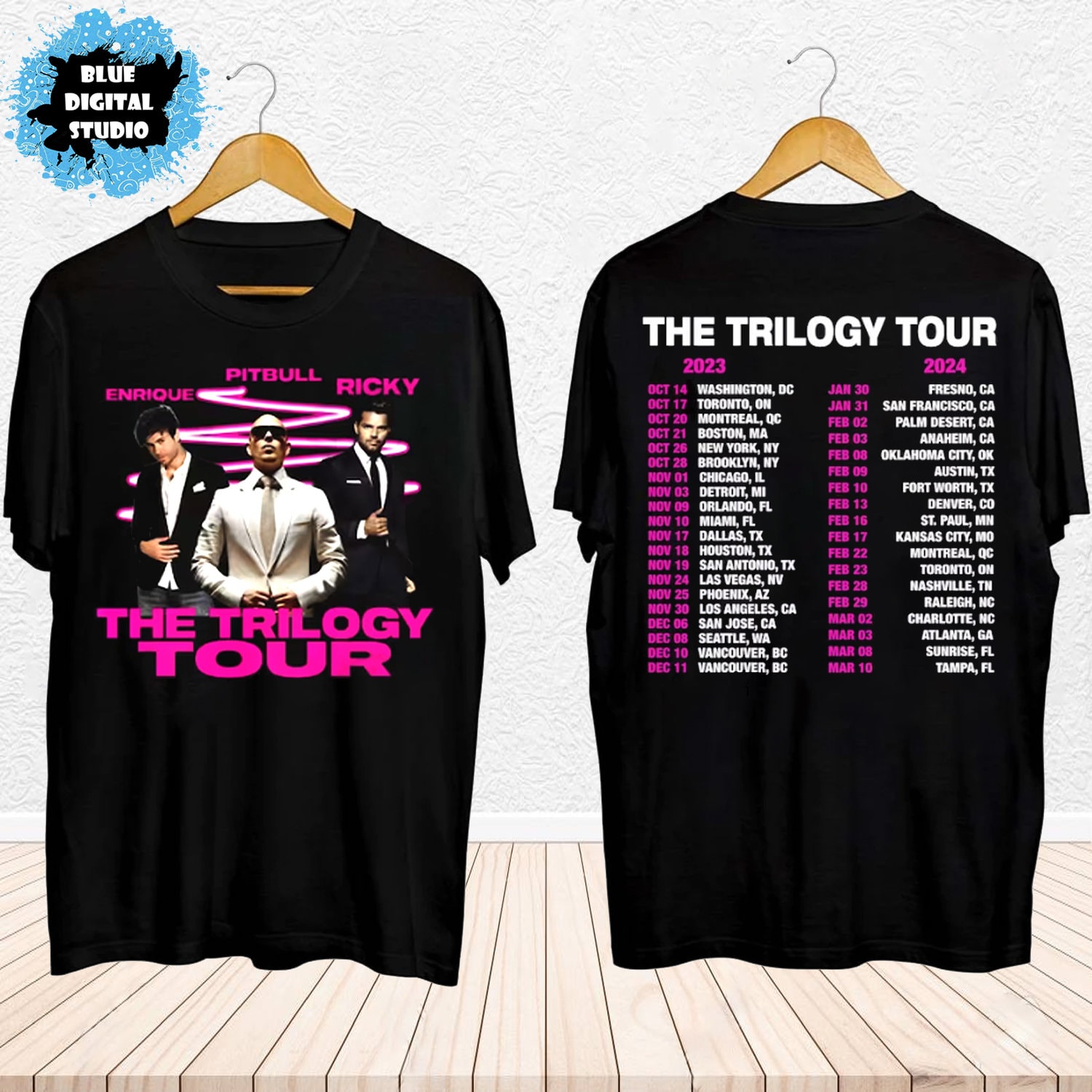Concert tour shirts Etsy