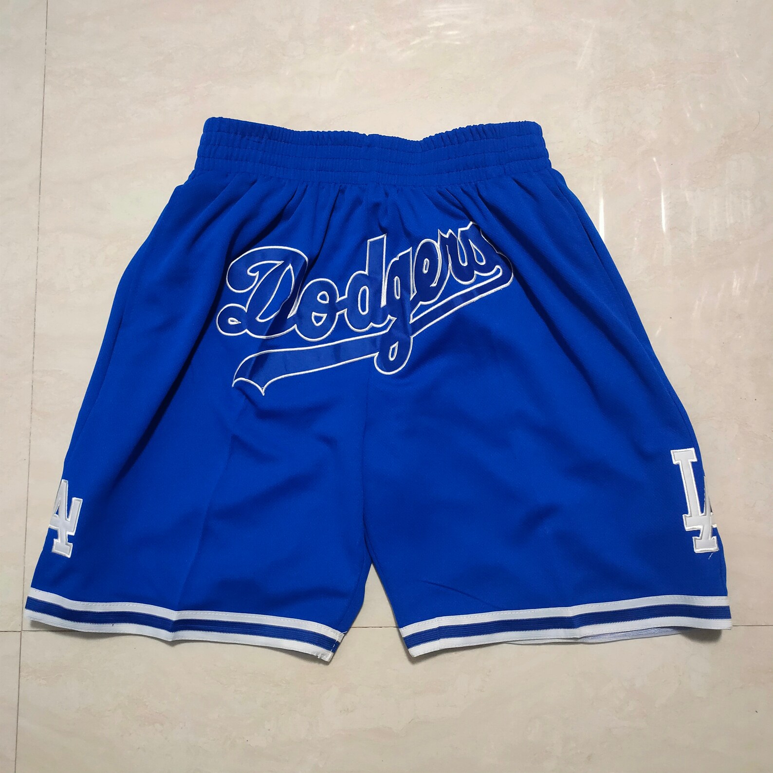 Mens Los Angeles Dodgers Short Edition Blue Short Etsy