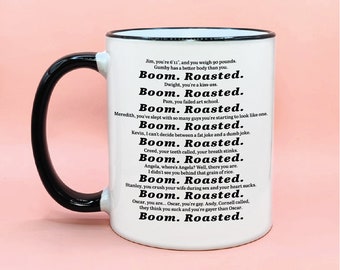 The Office Boom Roasted Mug Funny Gift Dunder Mifflin funny mug Dwight Jim Pam The Office Boom Roasted Mug Funny Gift Dunder Mifflin funny mug Dwight Jim Pam