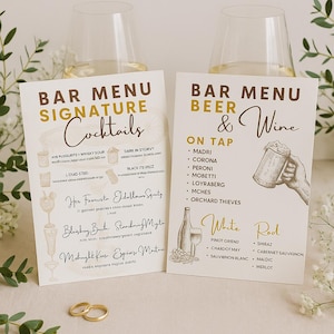 Menu baru weselnego (dwustronne)