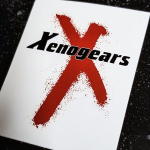 Xenosaga Xenogears PS2 PSX PS1 PlayStation Memory Card Stickers