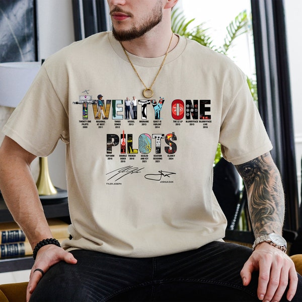 Twenty One Pilots Shirt, Twenty One Pilots Album Shirt