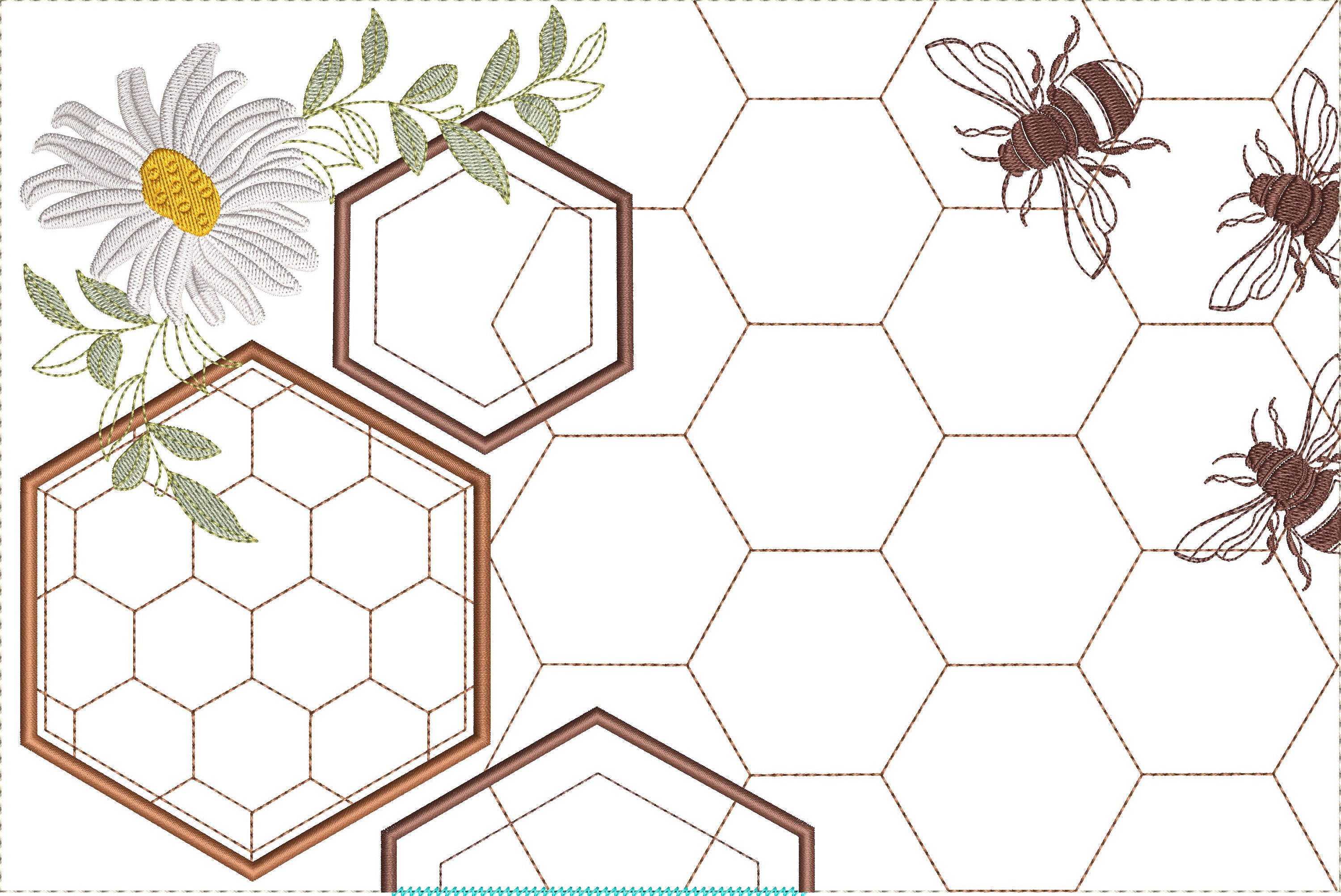 Honey Bee Placemat Etsy