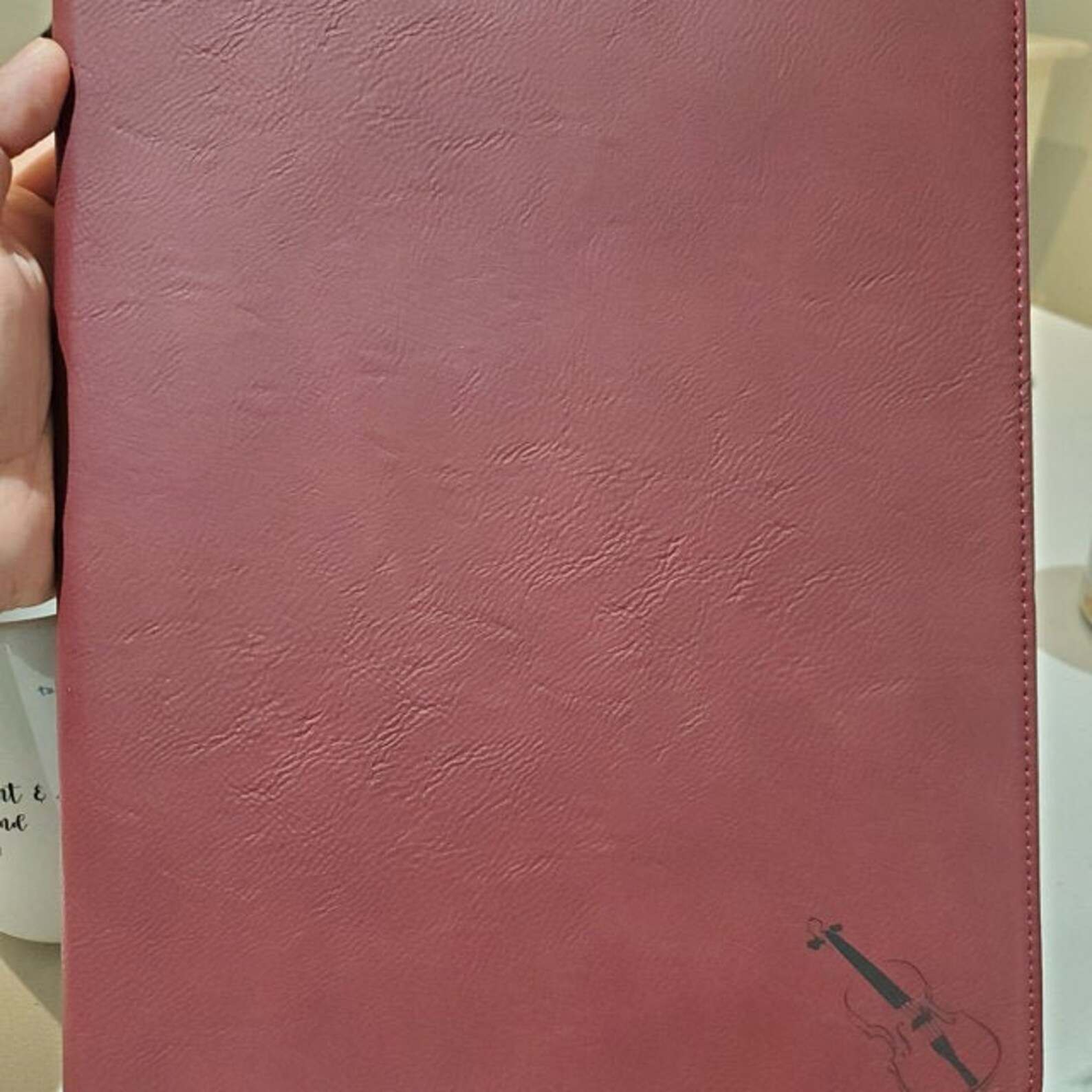 Personalized Large Zipper Portfolio Custom Large Zipper Etsy