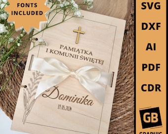 Handmade Wooden Communion Money Holder - Laser Cut SVG DXF File