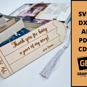 Pencil teacher gift wooden bookmark svg dxf.