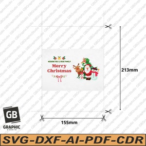 Bundle Christmas Chocolate bar wrapper label svg, Chocolate wrapper svg template, Printable chocolate bar.