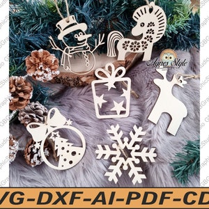 Weihnachtskugeln svg, Weihnachten Laserschnitt, Weihnachtsdekorationen dxf svg, Kugeln dxf, dxf Weihnachten, Kugeln svg