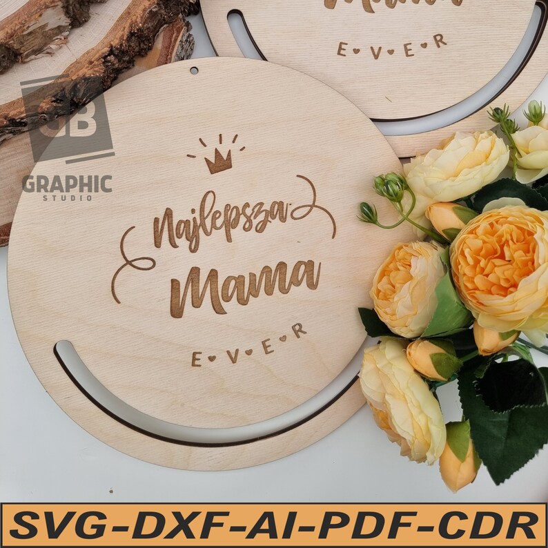 Mum Base Macrame Mother's Day SVG Laser Cut Files, Mum Wall Hanger (digital ...