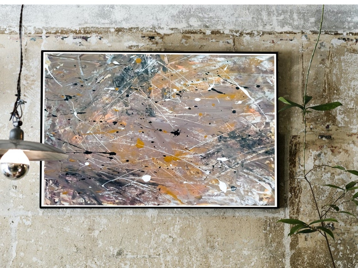 Industrial Wall Art // Colorful Art / Abstract Art / Original Etsy