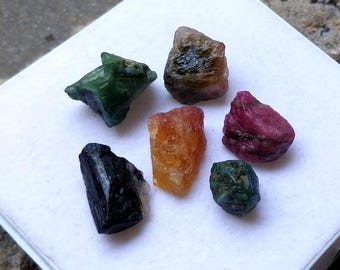 94.65カラットの天然ブルーグリーントルマリン原石 - Etsy 日本