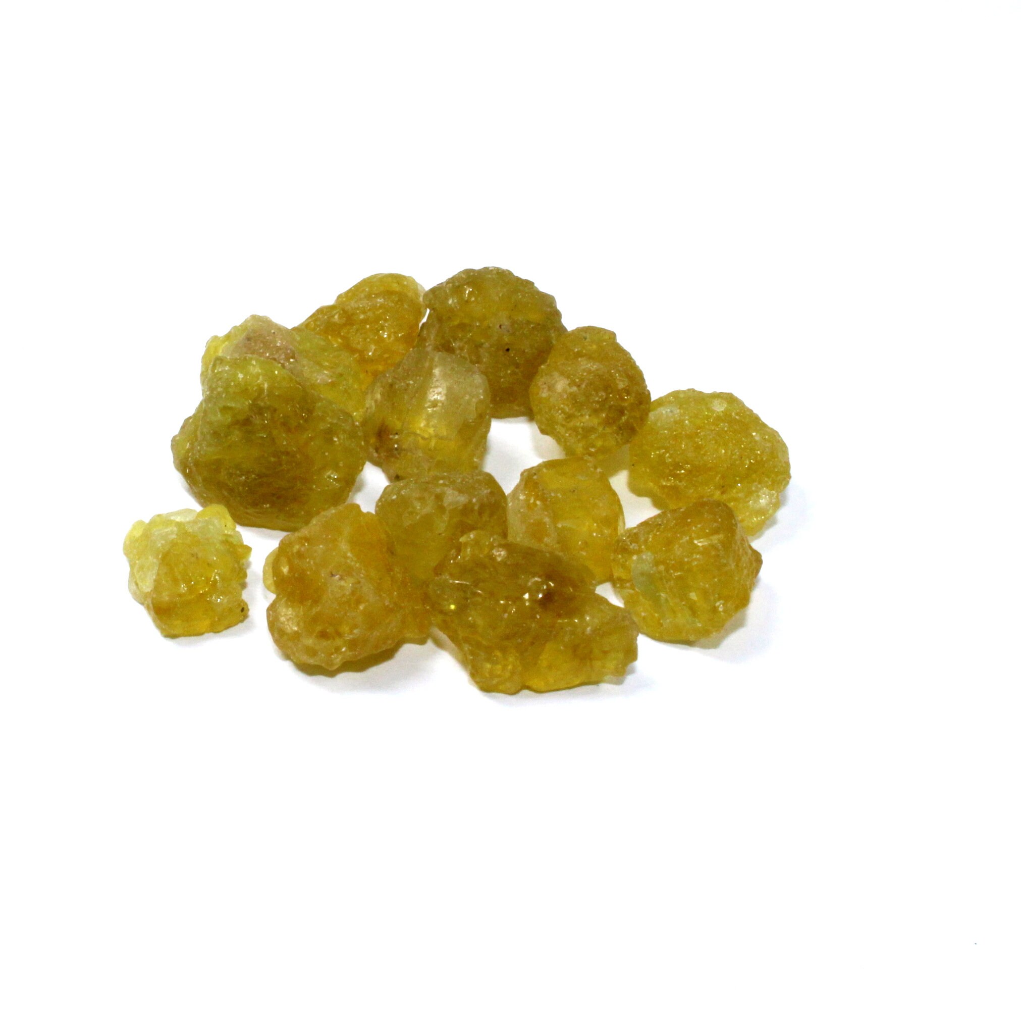 13 Piece Natural Yellow Apatite Rough Untreated Yellow Etsy