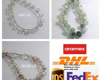 Afghanisthan Mines Natural Multi Bi Tourmaline Slice 8 Inch Beads, Natural  Bi Color Tourmaline Slice 8 Inch Necklace Gemstone