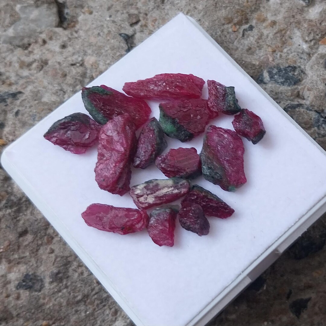 Ruby Lot Raw Pink Ruby Lot 64 Carat: 9-19mm Uncut Gemstones - Etsy