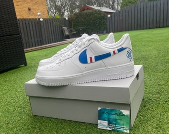 Rangers FC Inspired Customised Air Force