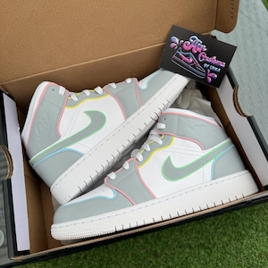 Grey Custom Jordan 1’s