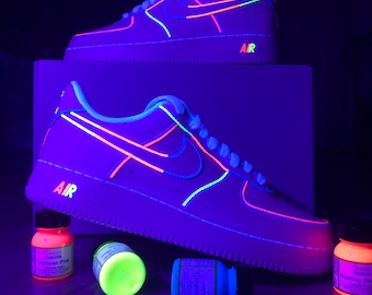 Neon Air Force 1 | Etsy UK