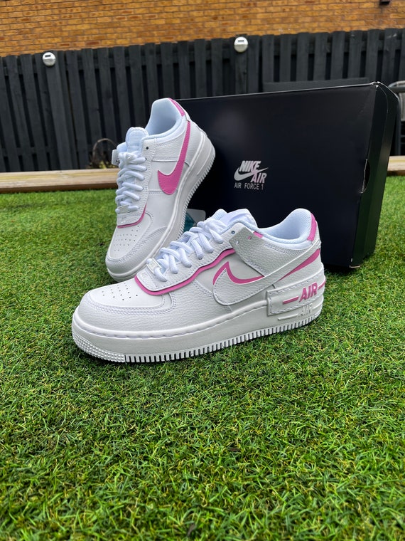 nike air force 1 shadow trainers white magic flamingo