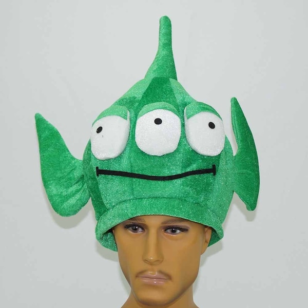 Alien Hat Green Martian Costume Party Hat Cosplay Alien Hat