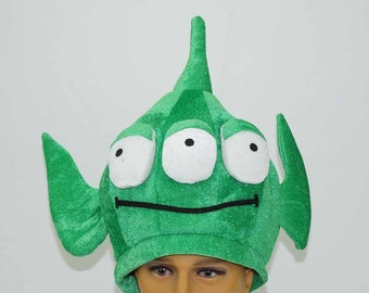 Alien Hat Green Martian Costume Party Hat Cosplay Alien Hat