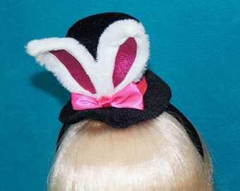 Mini Mad Hatter Top Hat Headband Mad Hatter Costume Hat Headband