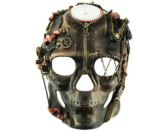 Skull Face Mask Steampunk Skull Mask Halloween Skull Face Mask