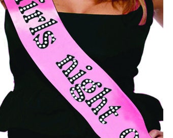 Girl's Night Party Sash