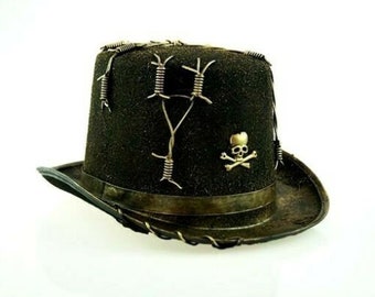 Voodoo Top Hat Gothic Steampunk Top Hat