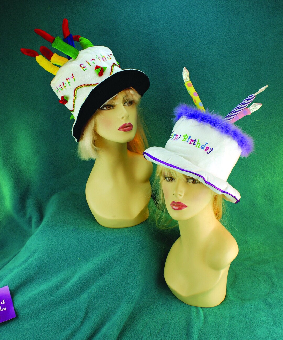 Happy Birthday Cake Hat With Candles Etsy