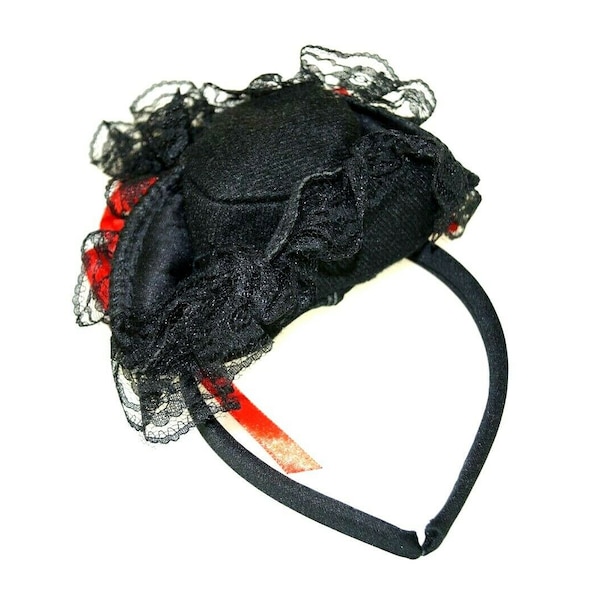 Mini Pirate Hat Hoofdband Halloween Piraten hoed Kostuum Nieuwigheid Hoofdband