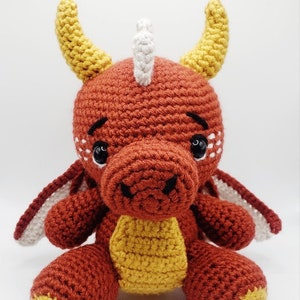 Dex the Dragon: Crochet Amigurumi Pattern, Digital Download Only