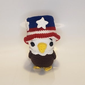 Edgar the Eagle: Crochet Amigurumi Pattern, Digital Download Only