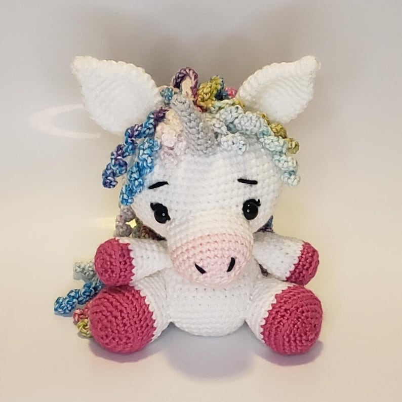 Yulli the Unicorn: Crochet Amigurumi Pattern, Digital Download Only image 1
