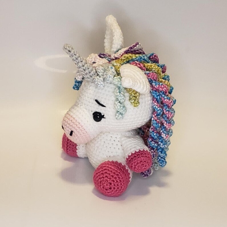 Yulli the Unicorn: Crochet Amigurumi Pattern, Digital Download Only image 2