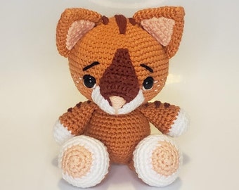 Calvin the Cat: Crochet Amigurumi Pattern, Digital Download Only
