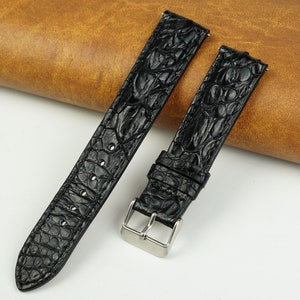 Alligator watch deals strap uk