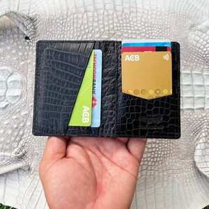 Black Leather Credit Card Wallet, Credit Card Holder, Handmade Card Wallet, Woman Slim Wallet Leather