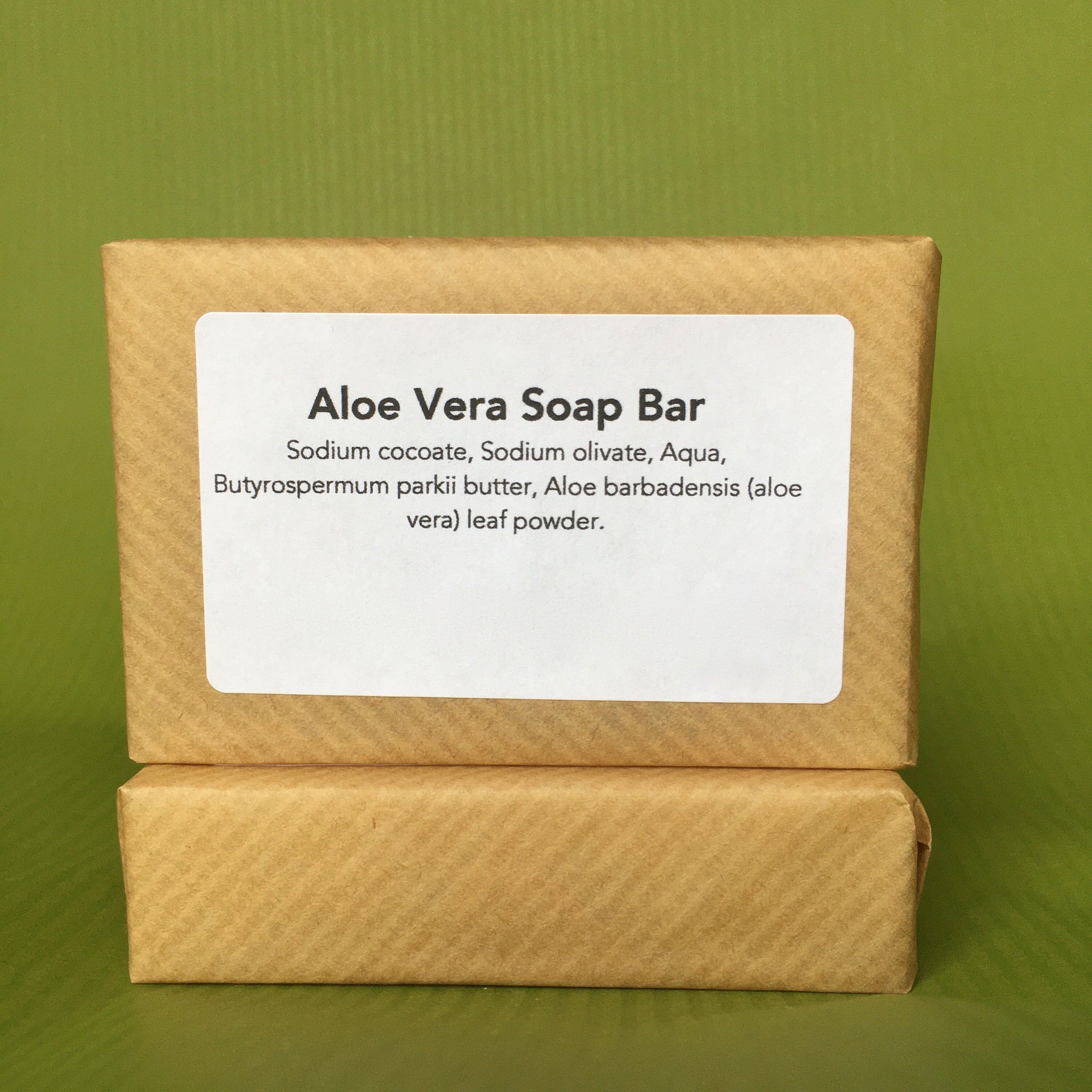 Natural Vegan Soap. Aloe Vera. 4 bars. Coldprocessed. Plastic Etsy