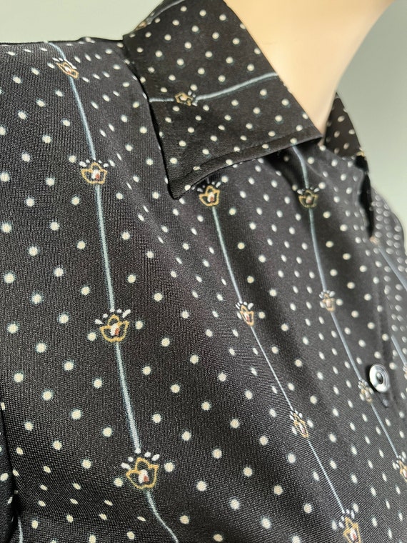 Vintage cropped jacket. Cropped shirt / blouse. R… - image 10