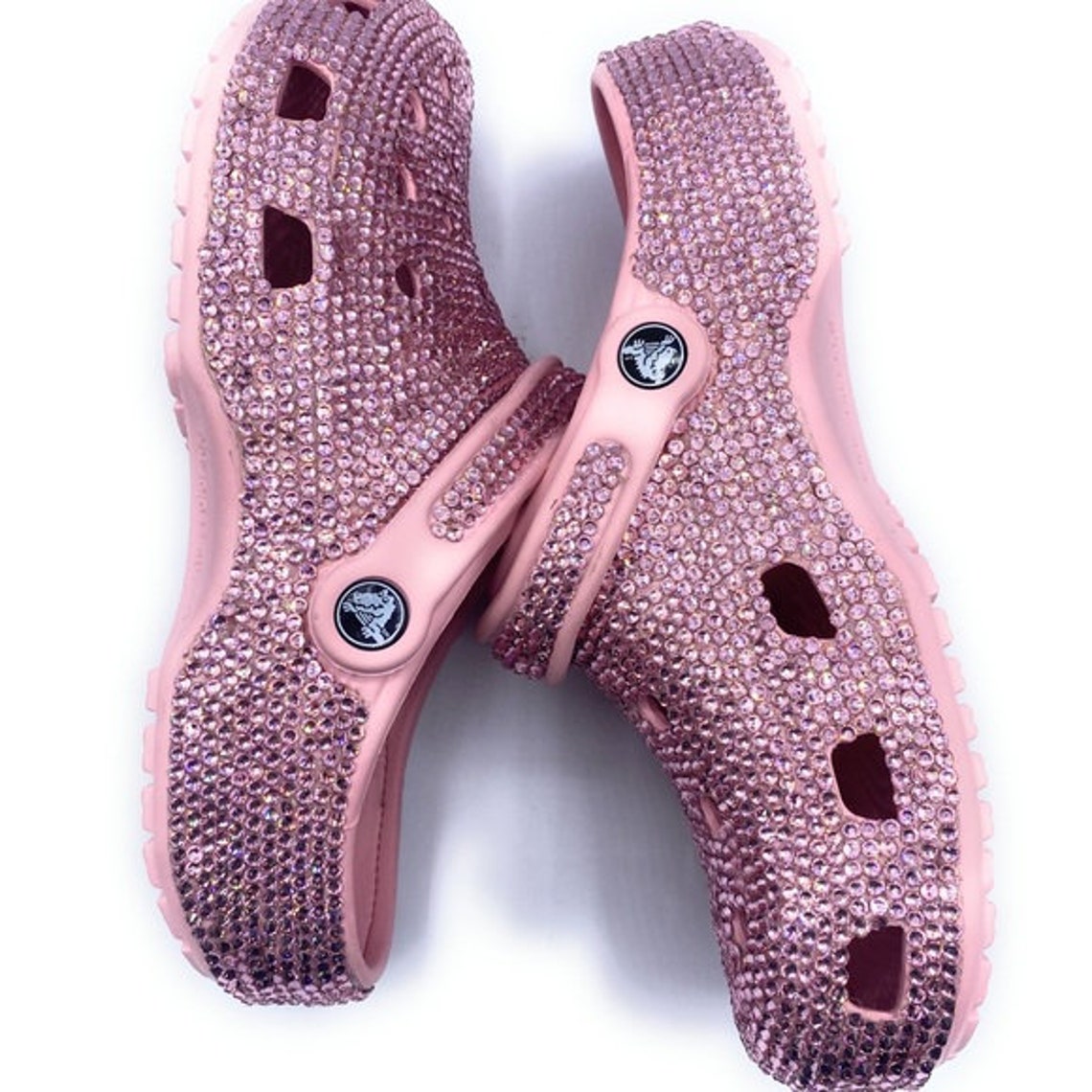 BLING Pink RHINESTONE Crocs Adults Etsy