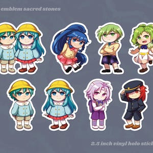Fire Emblem Sacred Stones Schoolkids Stickers