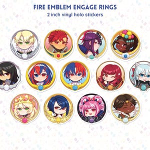 Fire Emblem Engage Ring Stickers