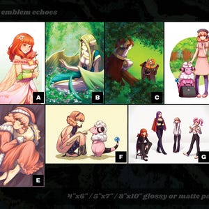 Fire Emblem Echoes Prints