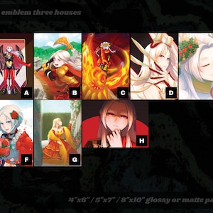 Fire Emblem Three Houses Edelgard Prints