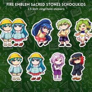 Fire Emblem Sacred Stones Schoolkids Stickers
