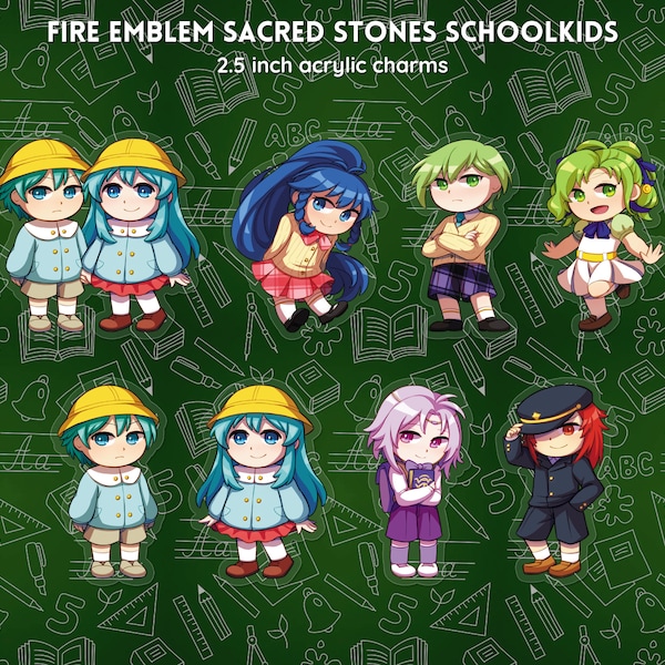 Fire Emblem Sacred Stones Schoolkids Charms