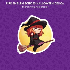 Fire Emblem Echoes Halloween Celica Sticker