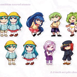 Fire Emblem Sacred Stones Schoolkids Charms
